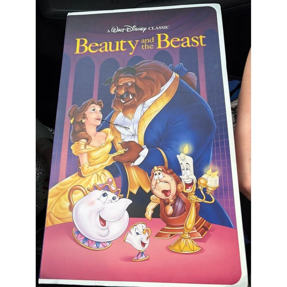 Disney Beauty and the Beast VHS Blanket